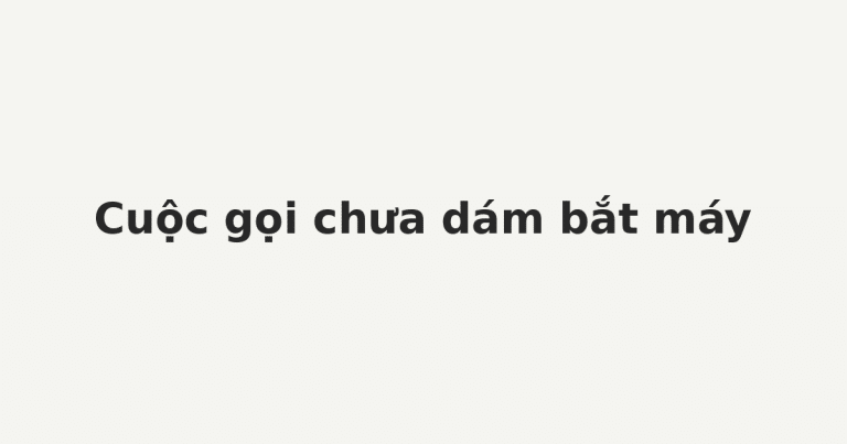 truyện chữa lành về cuộc gọi chưa dám bắt máy