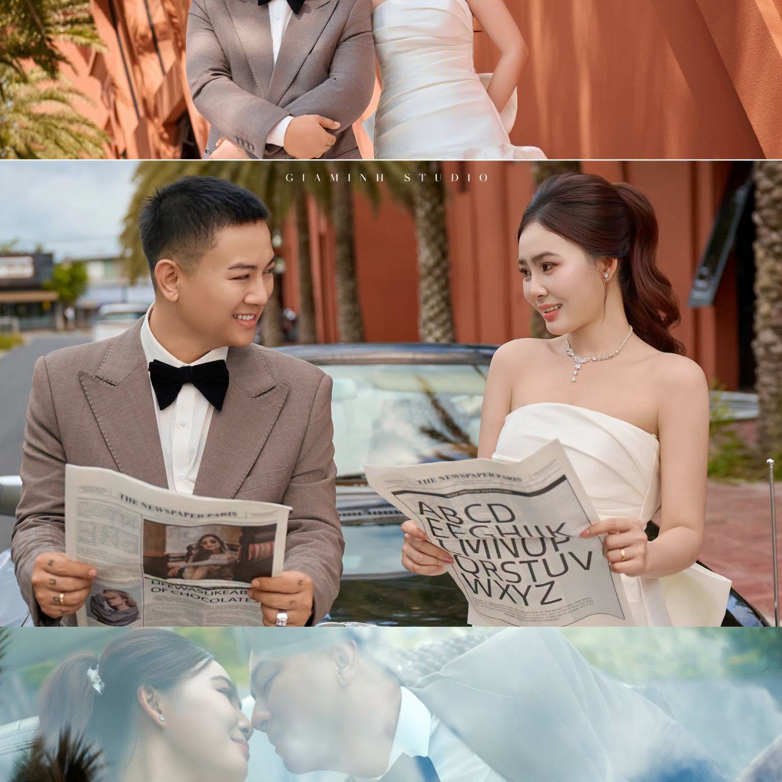 Hoài Lâm rạng rỡ rước dâu tại quê nhà: Bà xã kém 9 tuổi đeo vàng trĩu cổ, nhan sắc gây chú ý