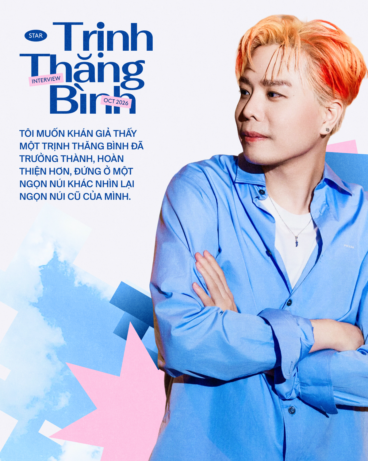 Trịnh Thăng Bình kể về giai đoạn mất tự tin, từng nghĩ đến việc rời xa sân khấu