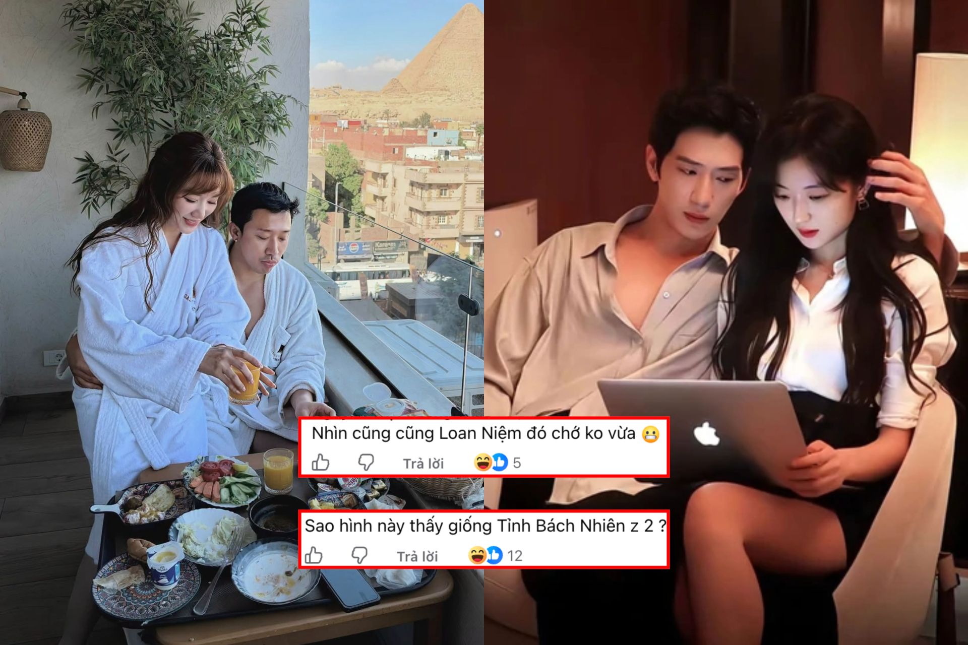 Trấn Thành - Hari Won khoe ảnh lãng mạn tại Ai Cập, visual nam đạo diễn bất ngờ gợi nhớ nam chính ngôn tình