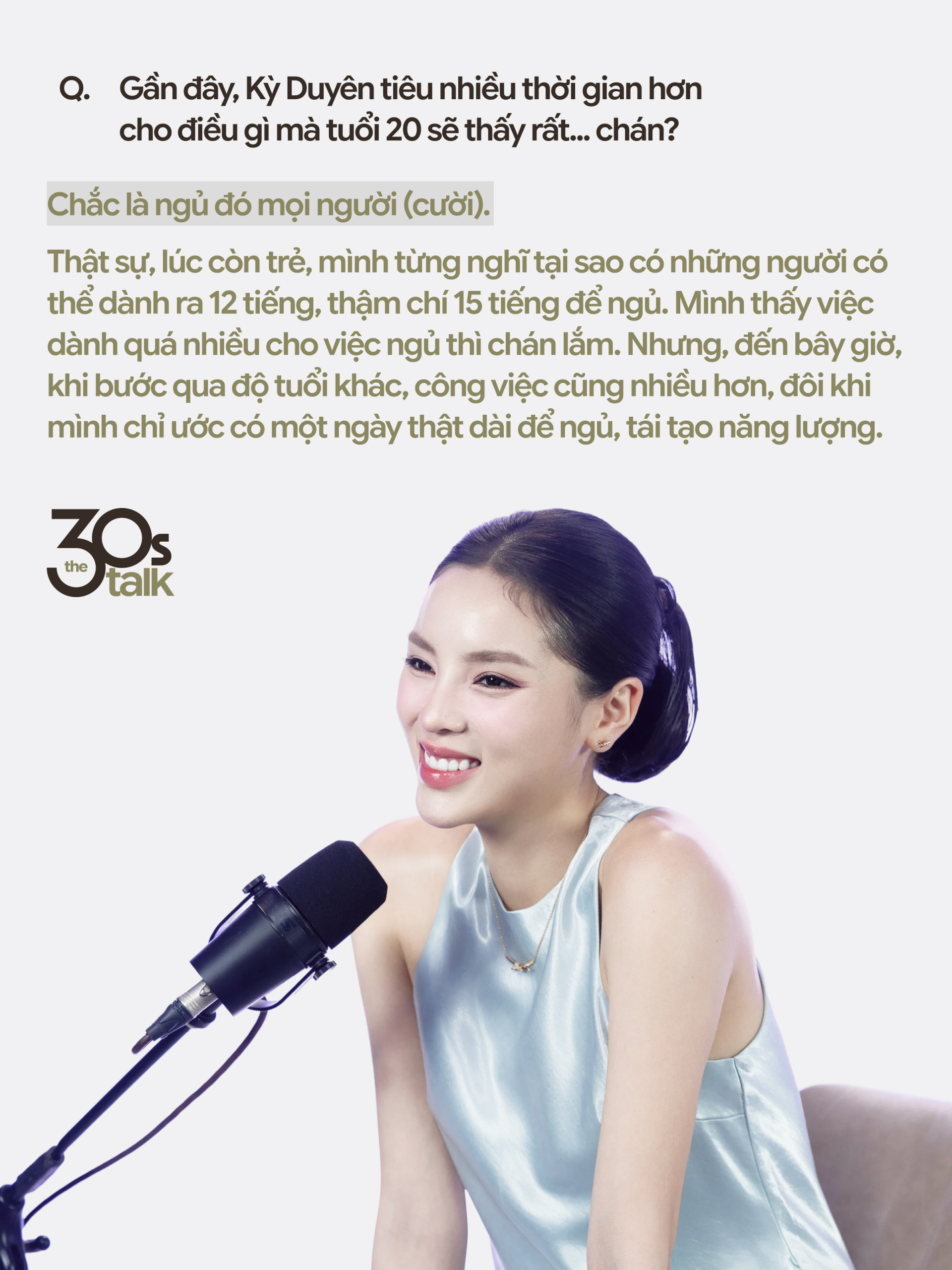 Kỳ Duyên ở tuổi 30: Học cách tận hưởng, đầu tư cho sự thoải mái và sống đúng với mình