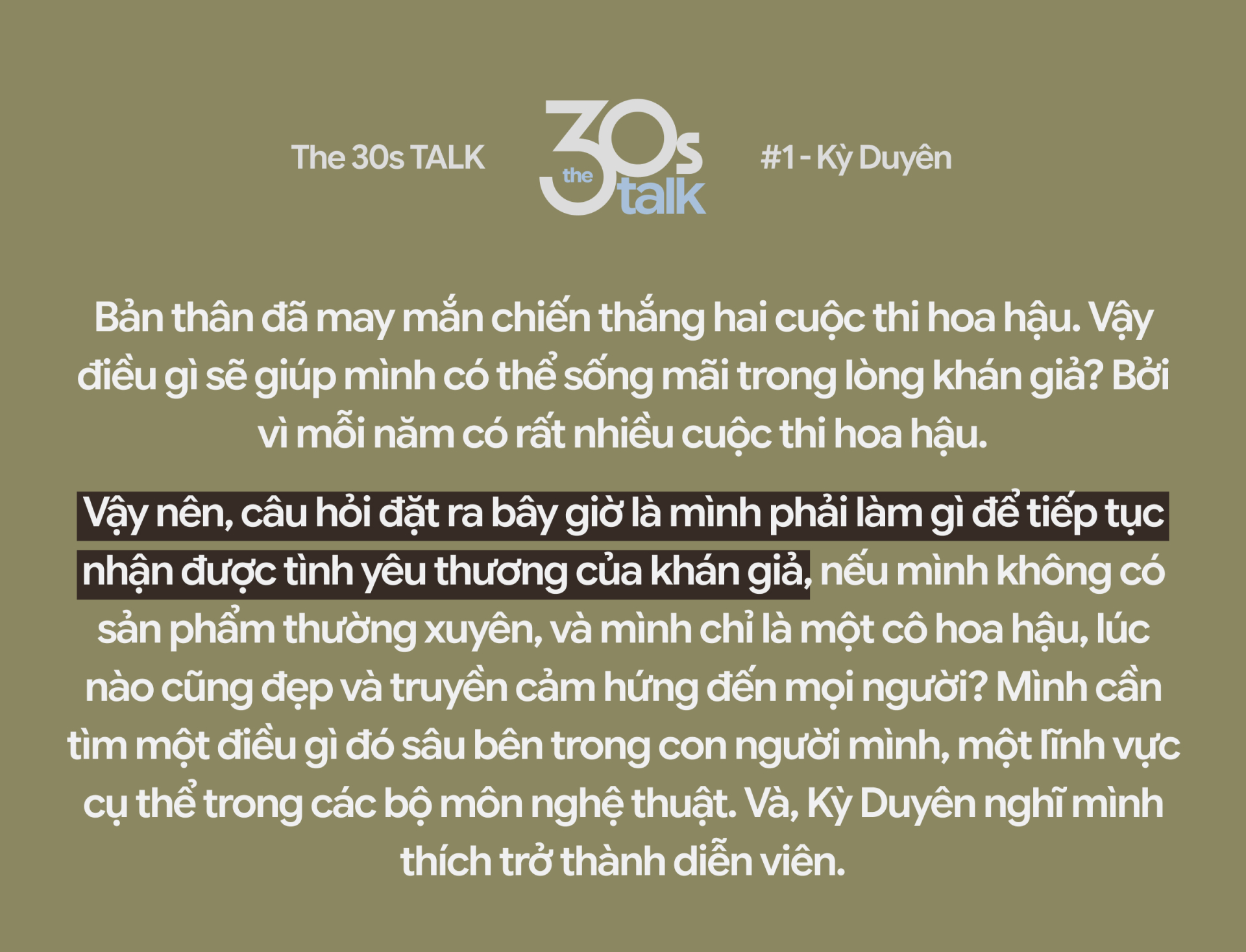 Kỳ Duyên ở tuổi 30: Học cách tận hưởng, đầu tư cho sự thoải mái và sống đúng với mình